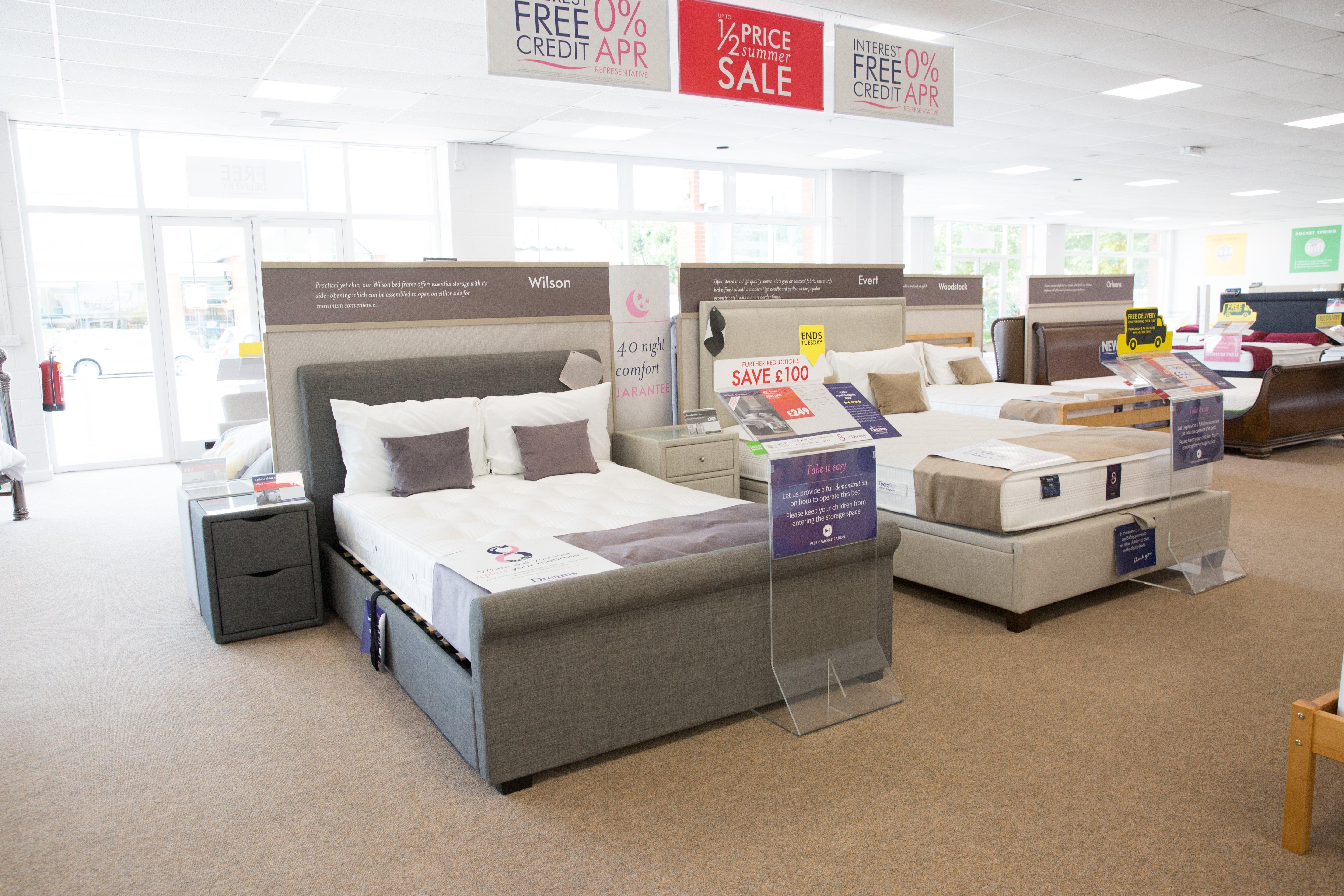 Dreams Store in Portsmouth Beds, Mattresses & Furniture Dreams