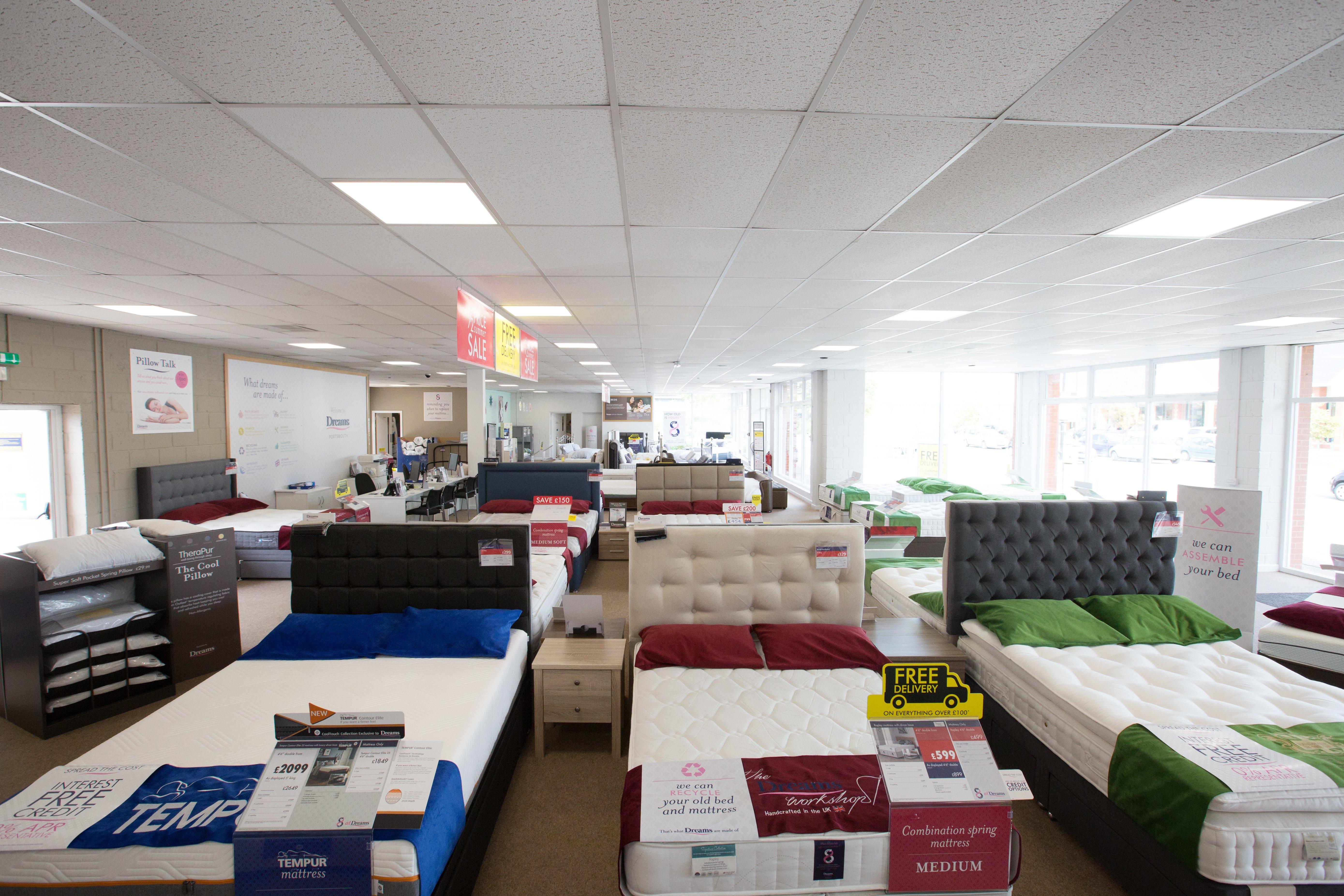 Dreams Store in Portsmouth Beds, Mattresses & Furniture Dreams