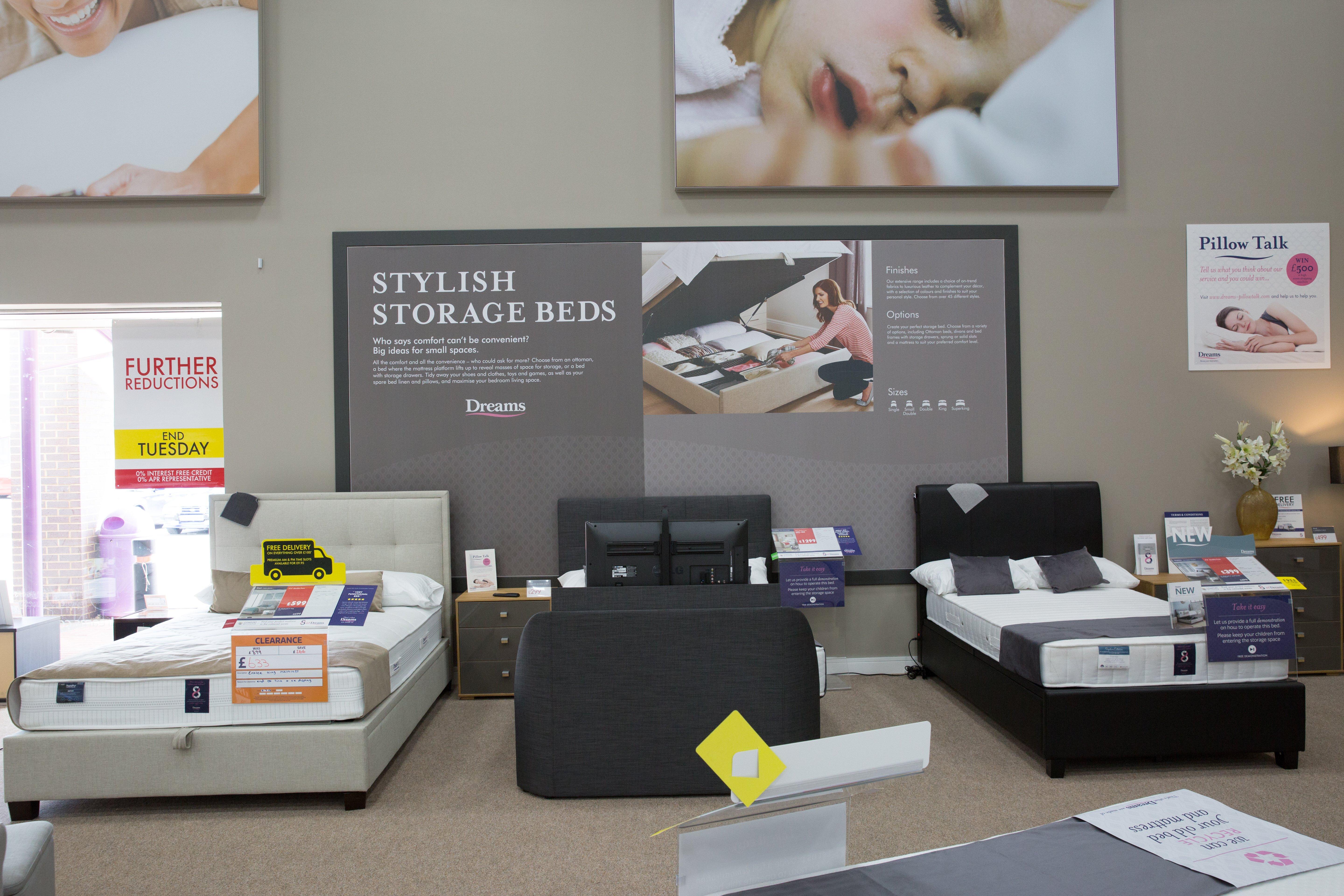 Dreams Store in Aylesbury Beds, Mattresses & Furniture Dreams