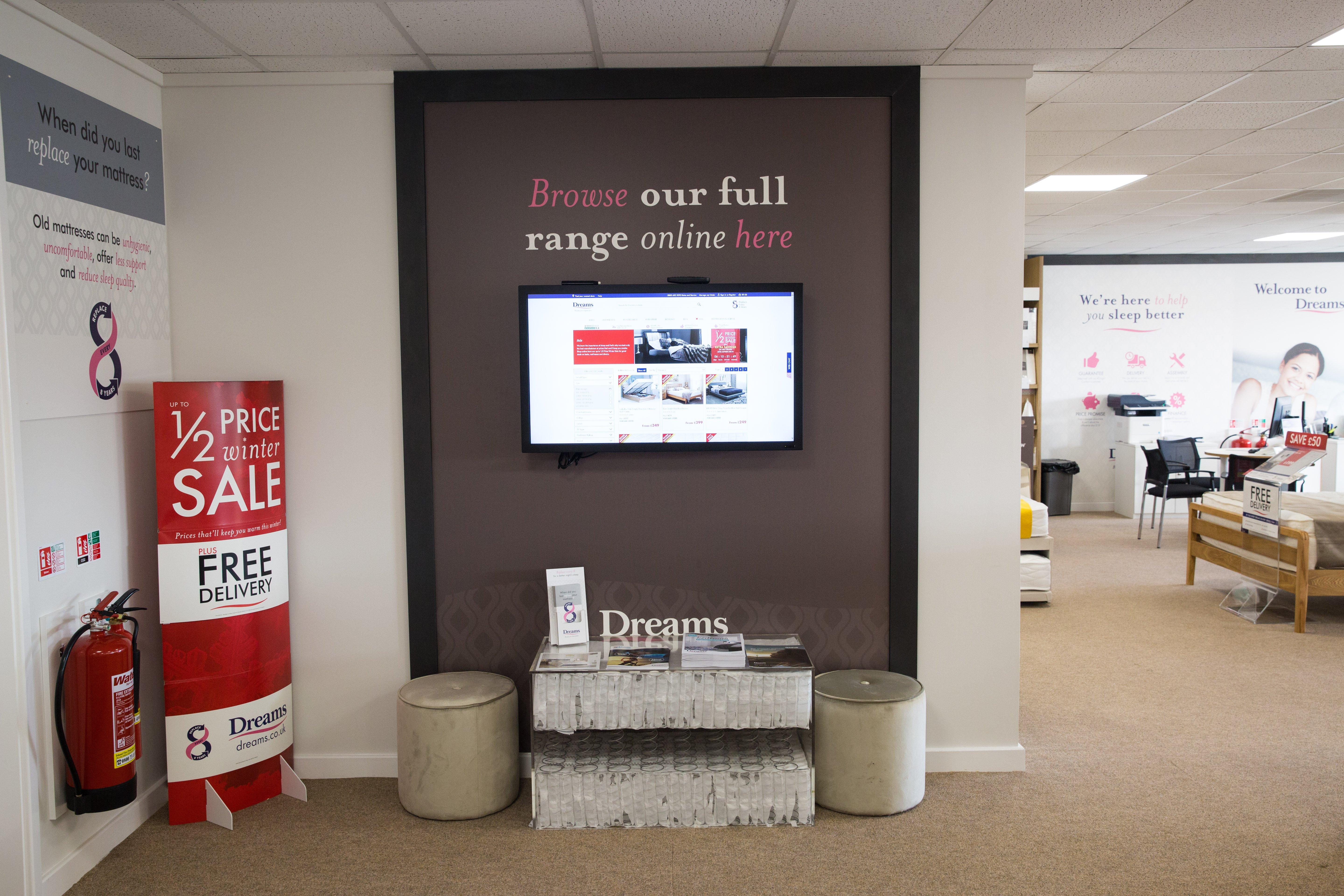 Dreams Store in Barnstaple Beds, Mattresses & Furniture Dreams