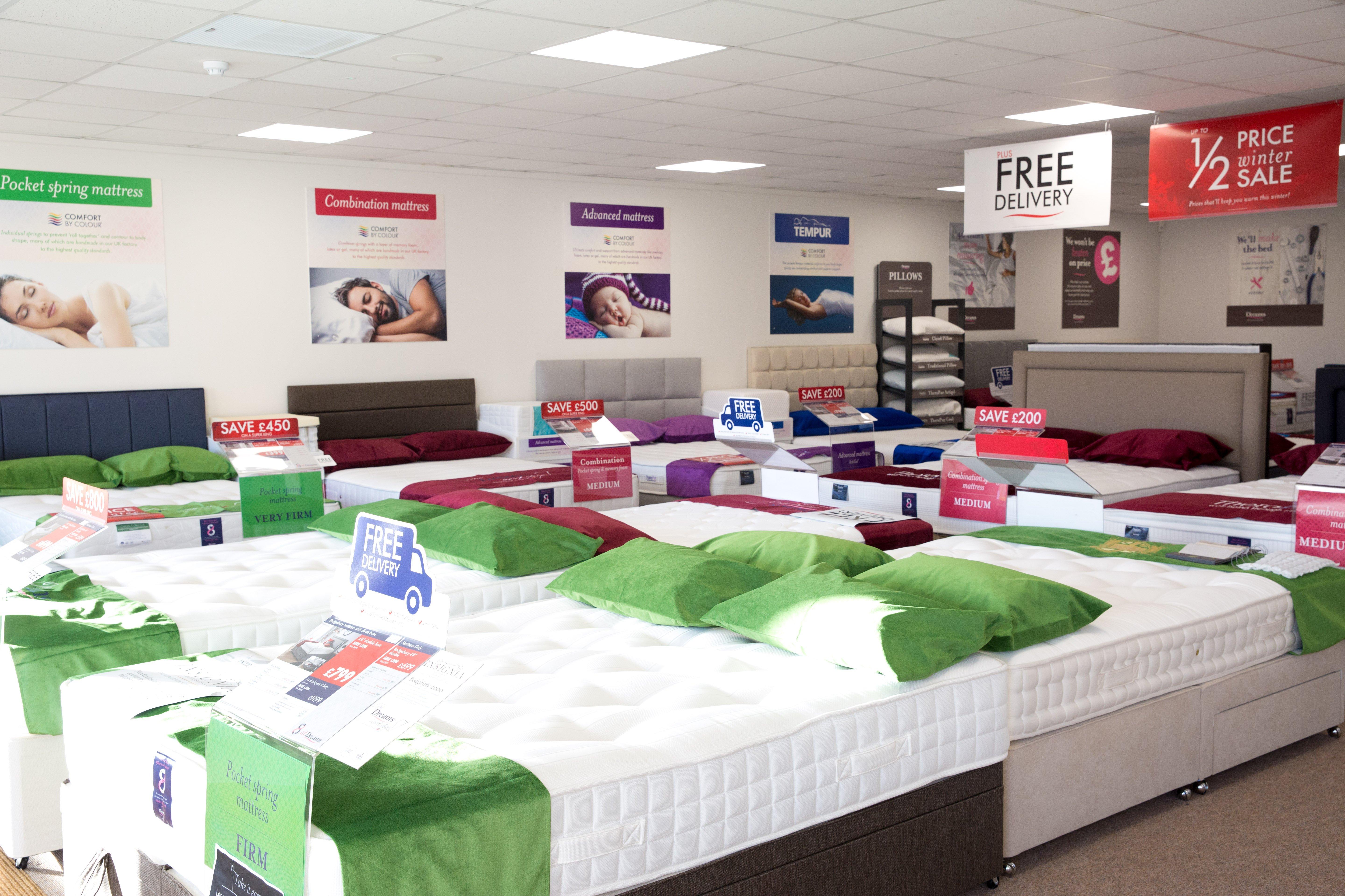 Dreams Store in Barnstaple Beds, Mattresses & Furniture Dreams
