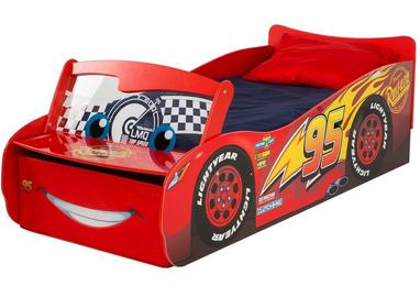 Disney Cars Toddler Bed Frame Kids, Lightning Mcqueen Bed Frame