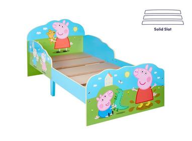 peppa pig toddler bed frame with storage dreams