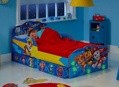 Paw Patrol Toddler Bed With Storage, Paw Patrol Bunk Beds