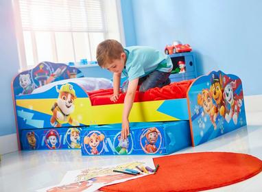 Paw Patrol Toddler Bed With Storage Storage Beds Beds Dreams