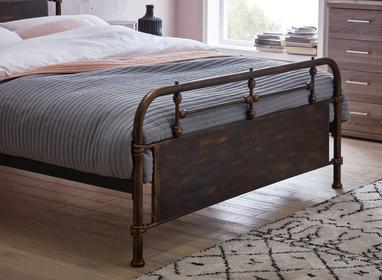 Nixson Metal Bed Frame Dreams, Wood Around Metal Bed Frame