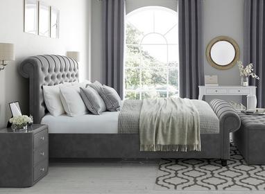 ellis velvet finish upholstered bed upholstered beds beds dreams