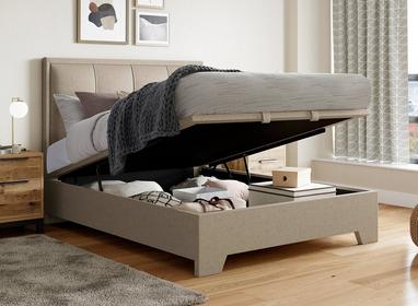 Hopkins Fabric Upholstered Ottoman Bed, How Long Do Ottoman Beds Last
