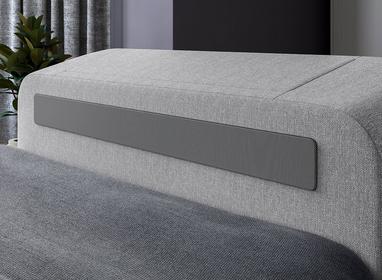 Tokyo Upholstered Bed Frame With 43 Led Tv 5 1 Surround Sound System Dreams