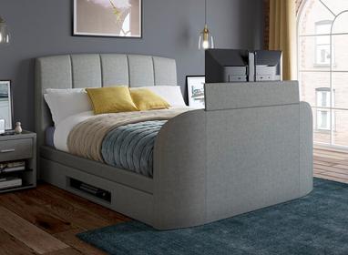 seoul upholstered tv bed frame tv tech beds beds dreams
