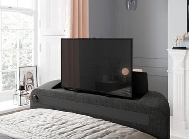 Osaka Upholstered Ottoman Bed Frame With 32 Led Tv Ottoman Beds Beds Dreams Convert from ottoman to gaming chair in seconds.