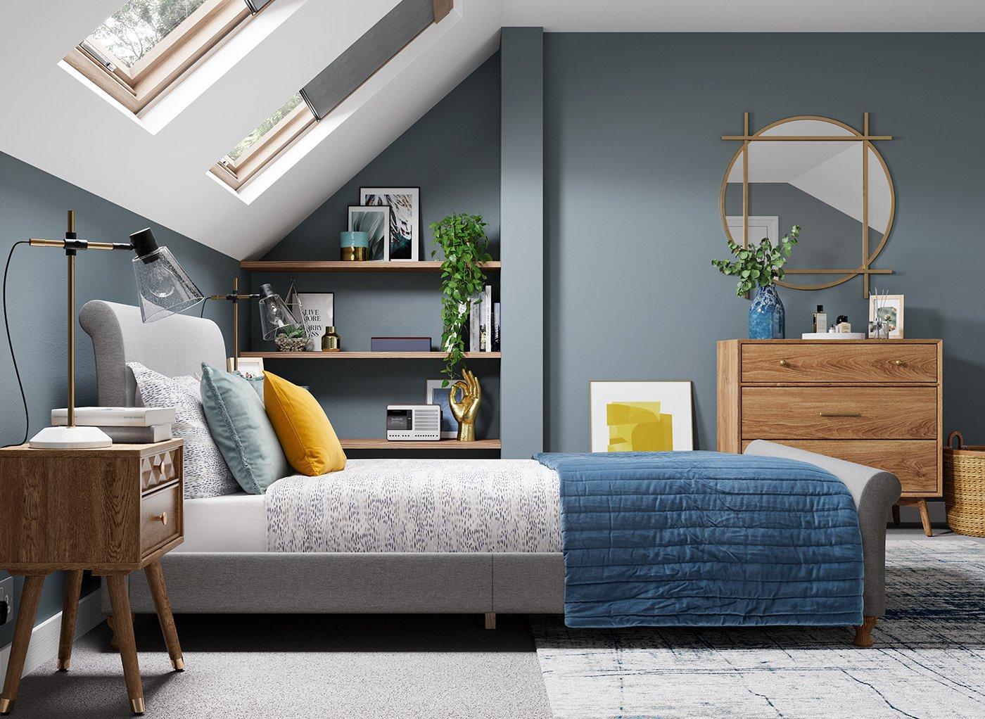 Next Day Delivery Marley Upholstered Low Rise Bed Frame