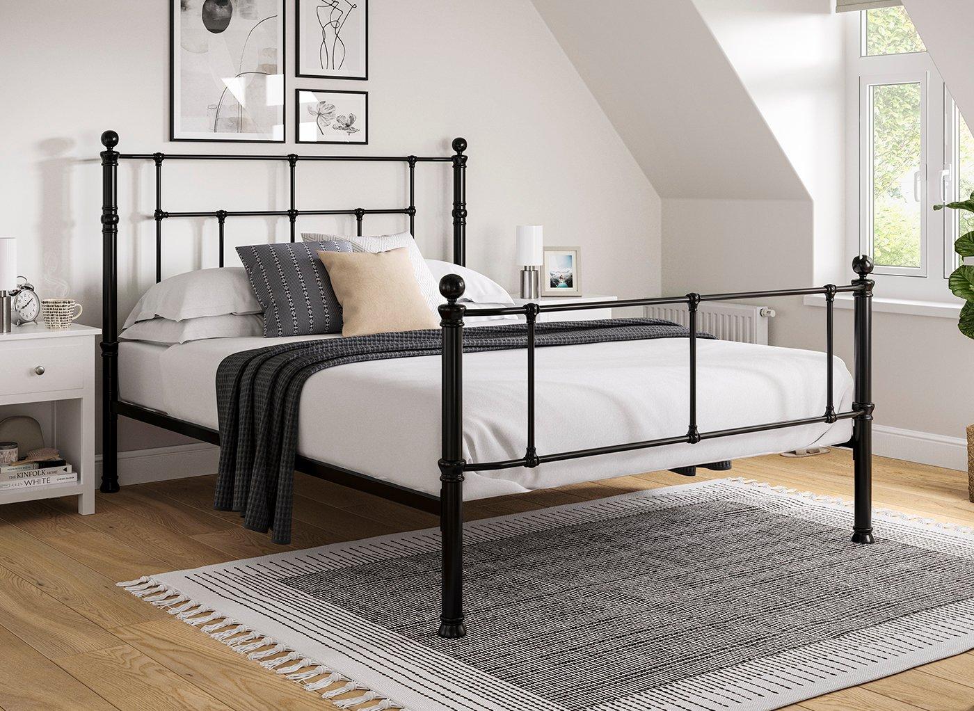 Jessica Black Metal Bed