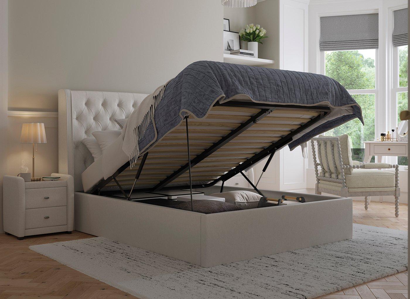 deacon ottoman bed frame