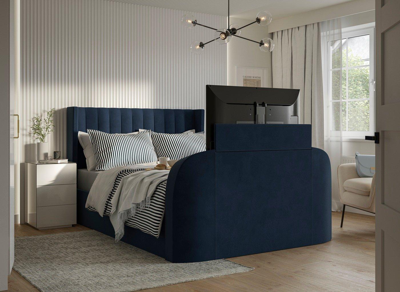 Foley Upholstered Ottoman LG TV Bed Frame