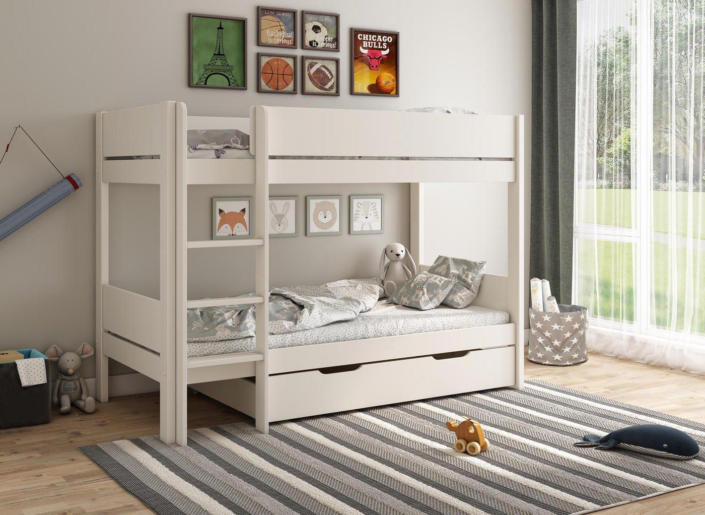Anderson Kids Wooden Bunk Bed with Drawer