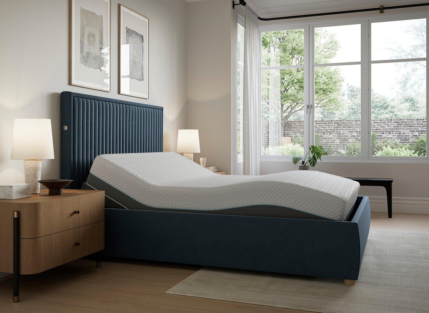 TEMPUR® Duxford Sleepmotion Adjustable Upholstered Bed Frame