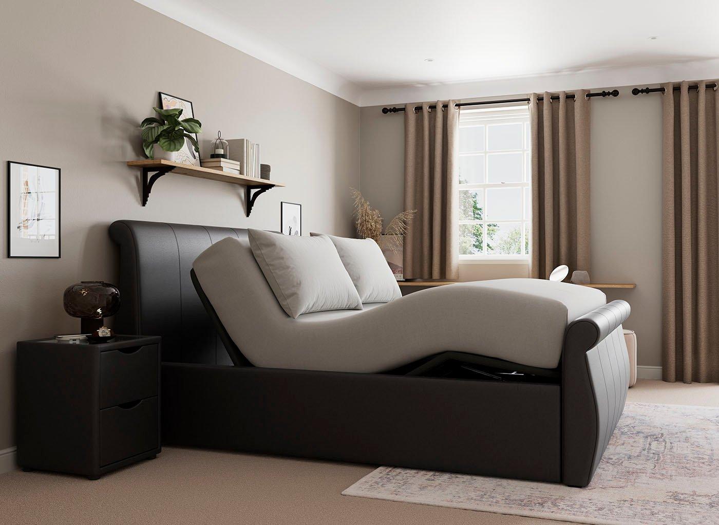 Lucia Ergomotion Adjustable Upholstered Bed Frame