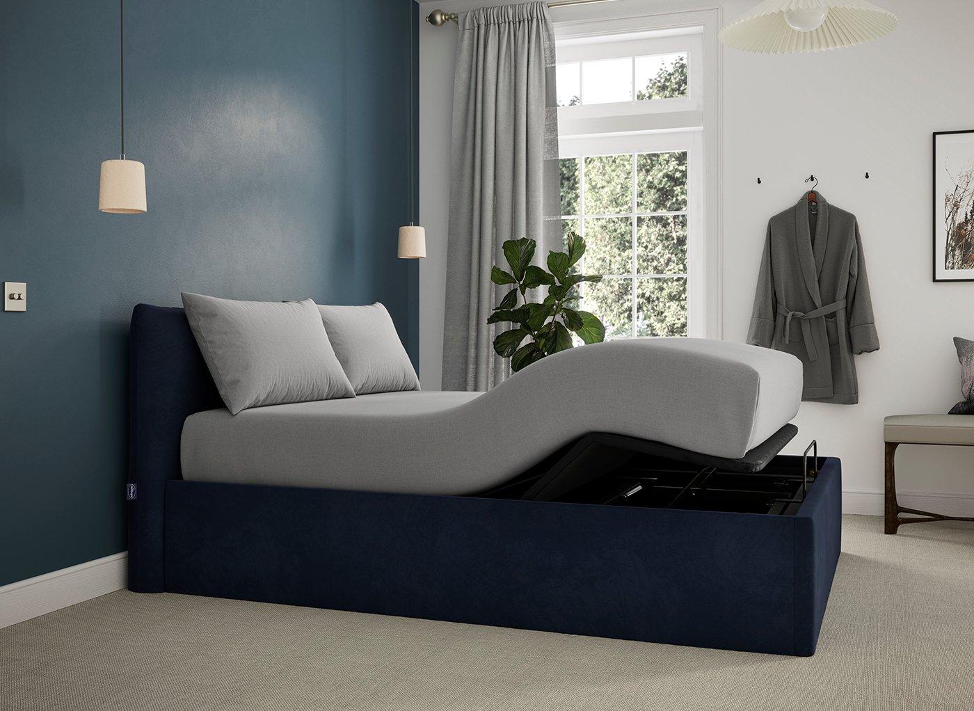 Silentnight Perrie Ergomotion Adjustable Upholstered Bed Frame