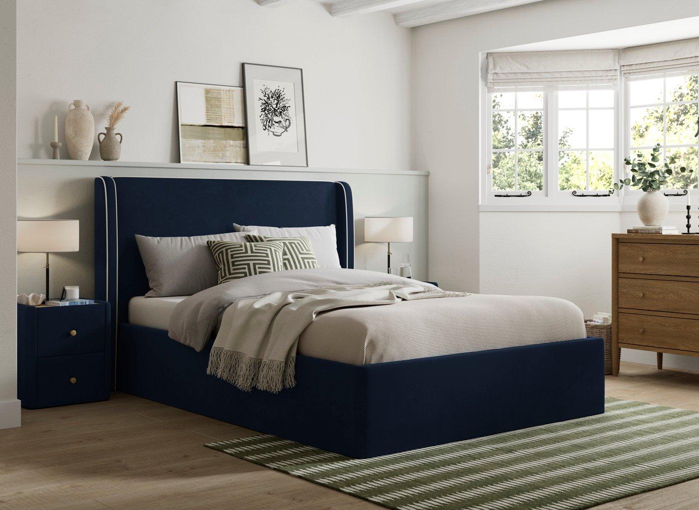 Silentnight Payton Upholstered Ottoman Bed Frame