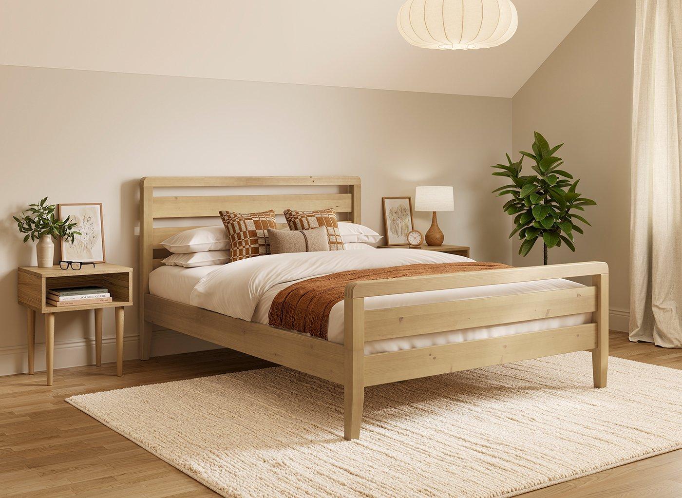 Woodstock Wooden Low Rise Bed Frame