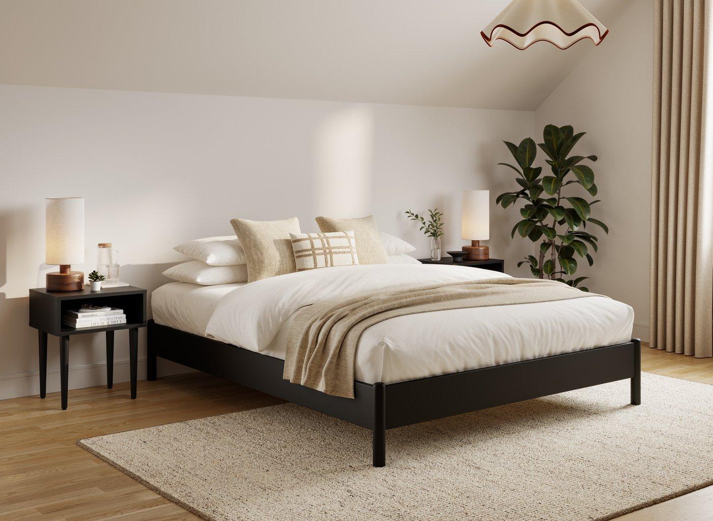 Philomena Wooden Platform Bed Frame