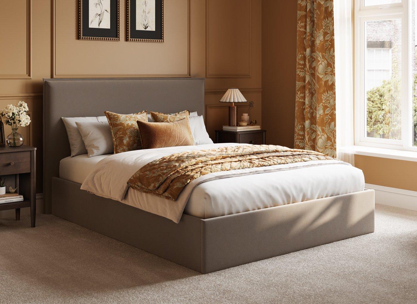 Orion Upholstered Ottoman Bed Frame