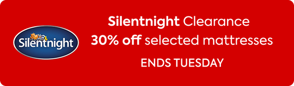 30% OFF SILENTNIGHT MATTRESSES
