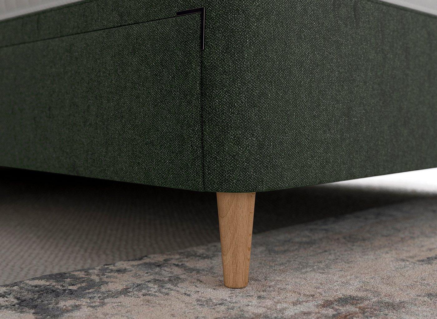 TheraPur divan bed base legs close up