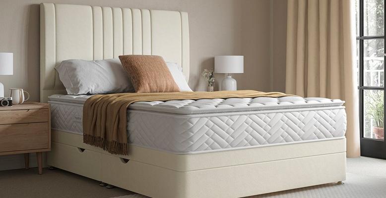 Mattress on a divan base