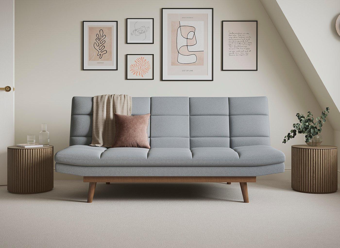Cosmopolitan Ennis 2-Seater Clic-Clac Sofa Bed with Cup Holders