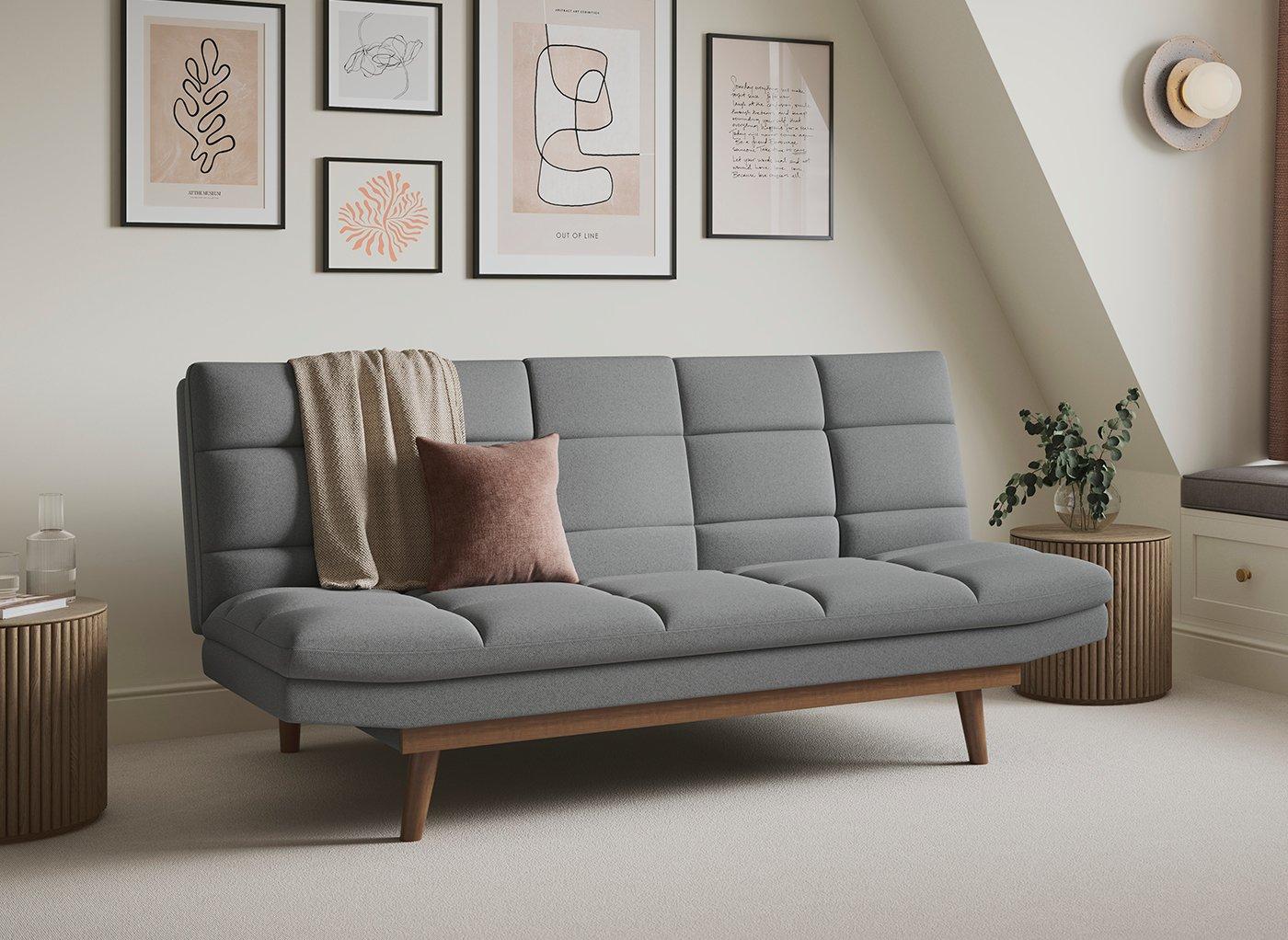 Cosmopolitan Ennis 2-Seater Clic-Clac Sofa Bed with Cup Holders