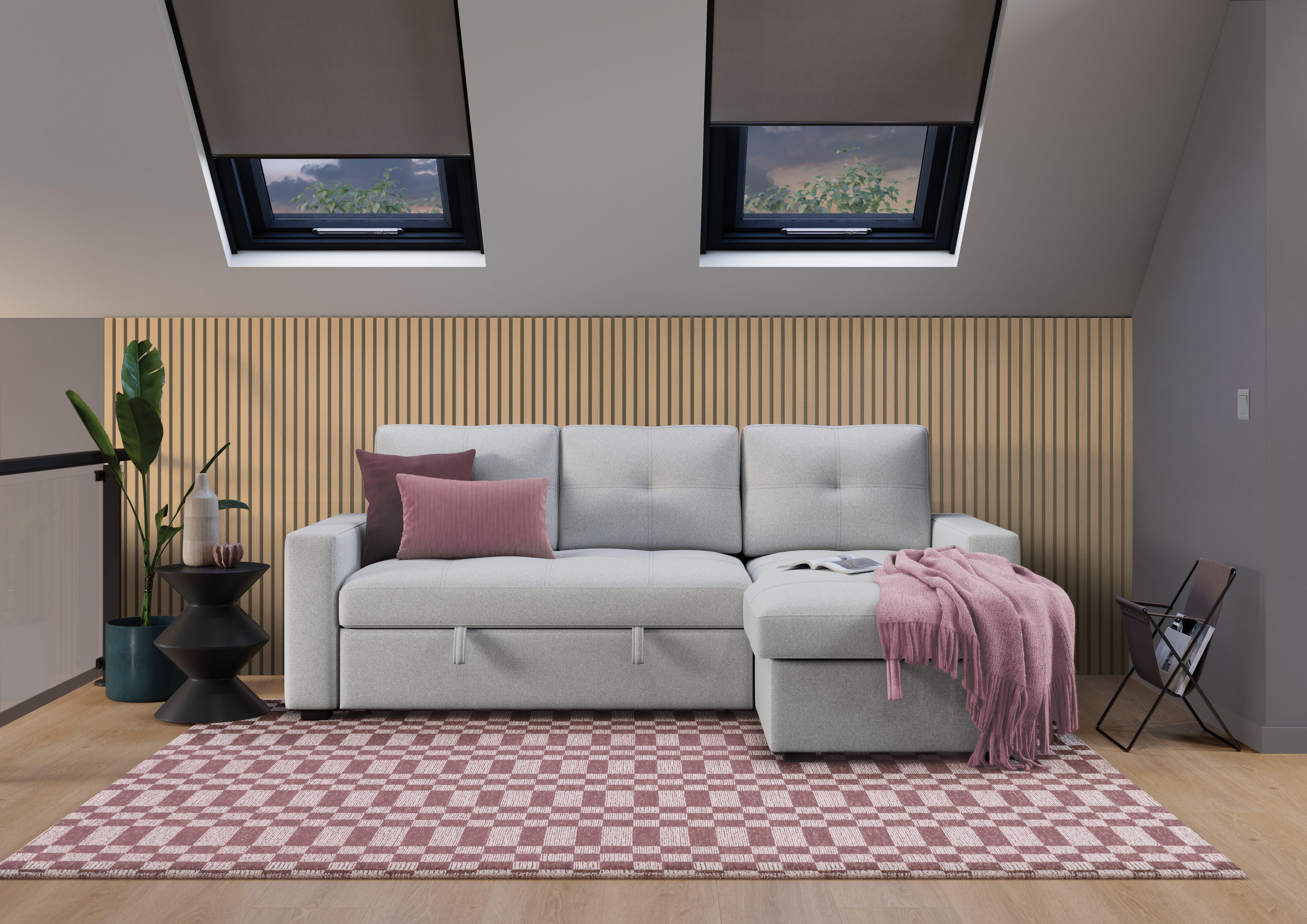 Cosmopolitan Armagh 3-Seater Corner Pull-Out Sofa Bed with Cup Holders