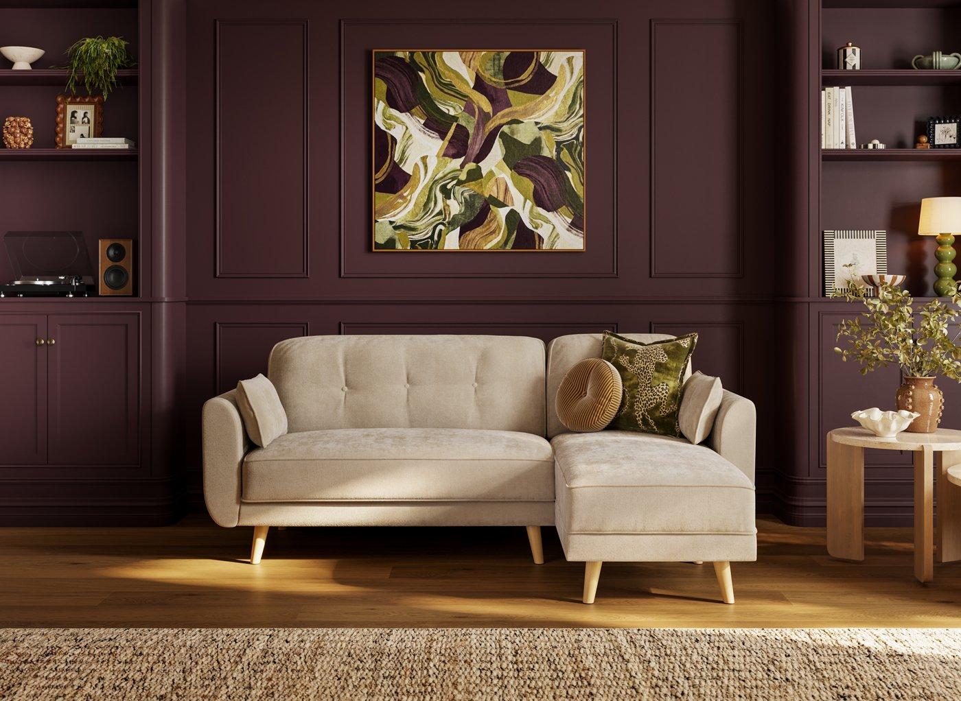 Ballymena 3-Seater Corner Clic-Clac Sofa Bed