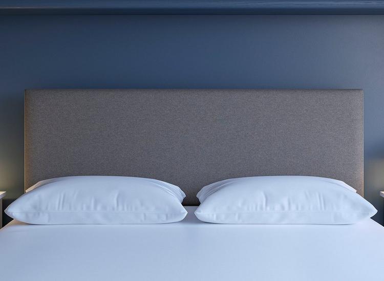 Lifestyle image of the Newark headboard