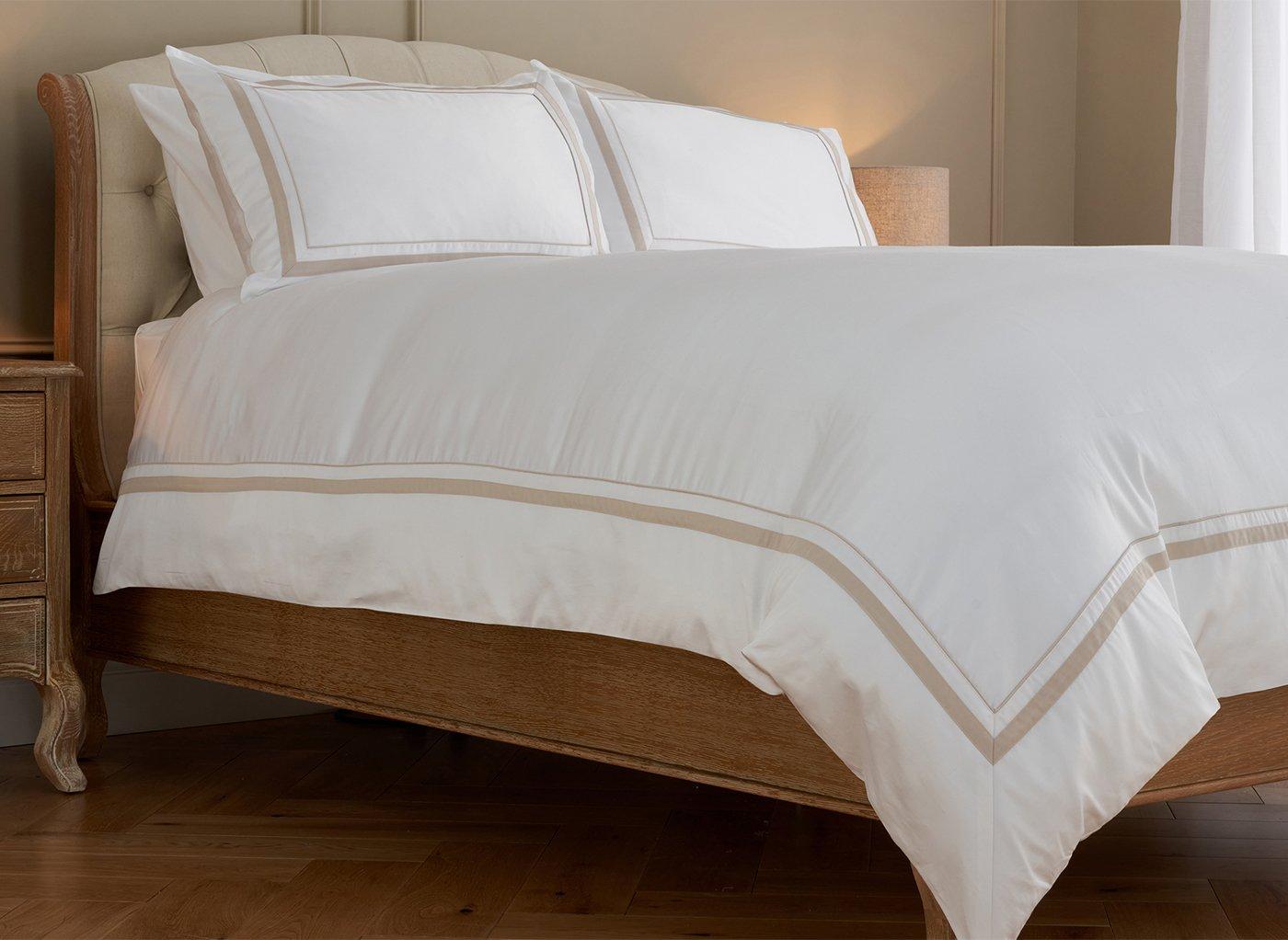 Feather & Black Langham Natural Duvet Cover