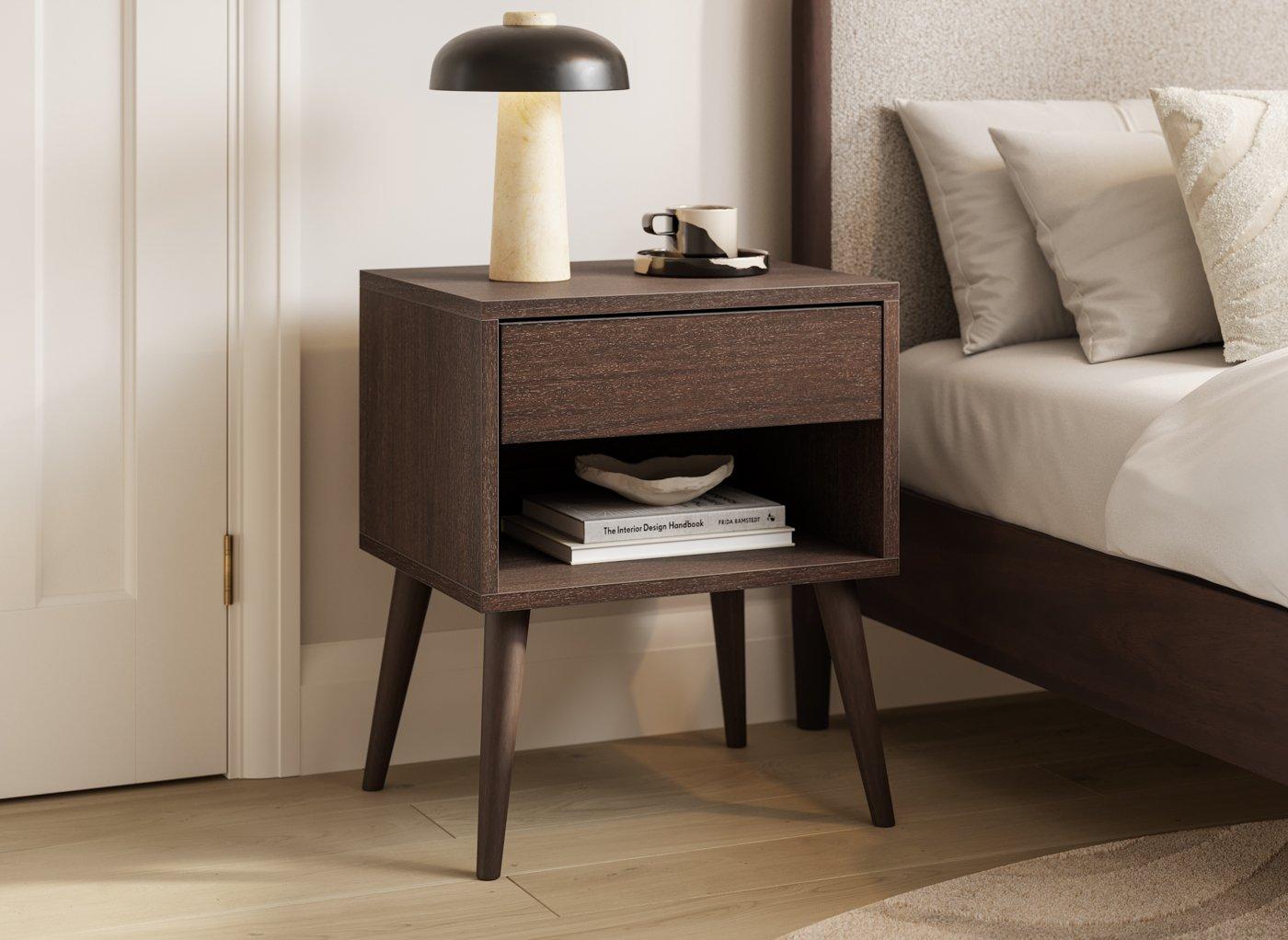 Penelope Wooden Bedside Table