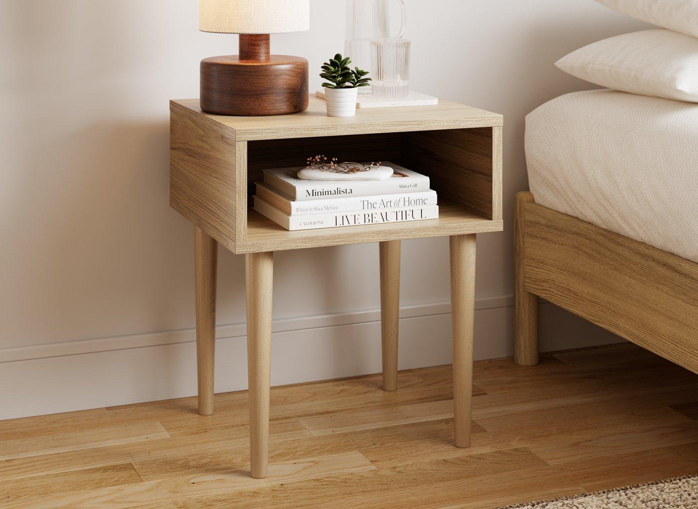 Philomena Wooden Bedside Table