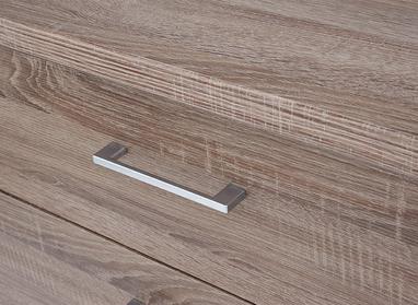 Melbourne 3 Drawer Bedside Table Oak Bedside Tables Furniture Dreams