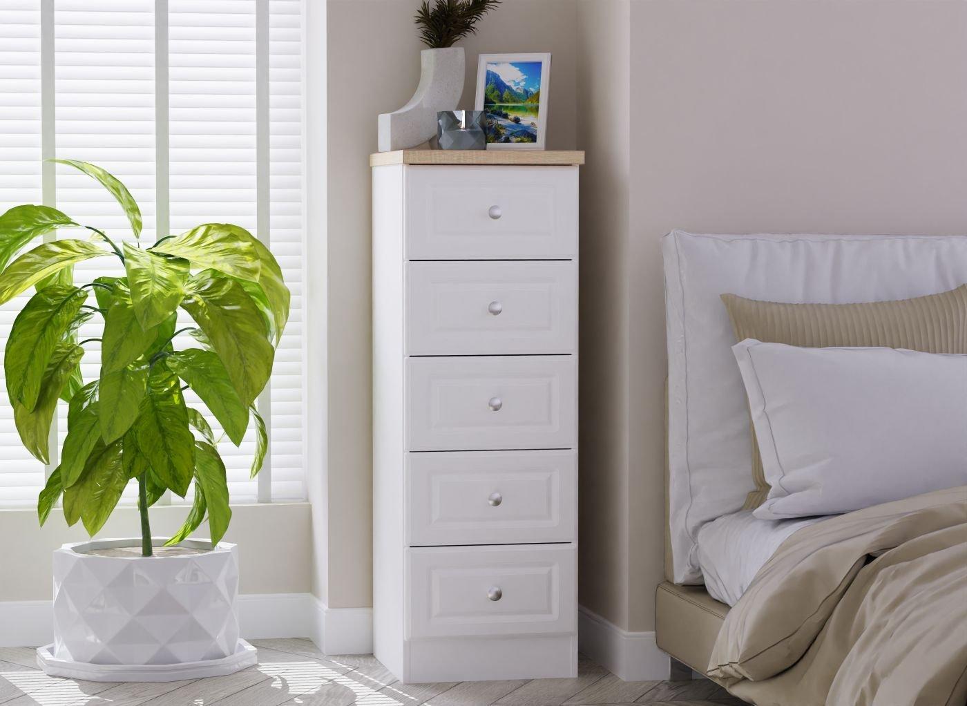 Texas 5-Drawer Tallboy Chest of Drawers