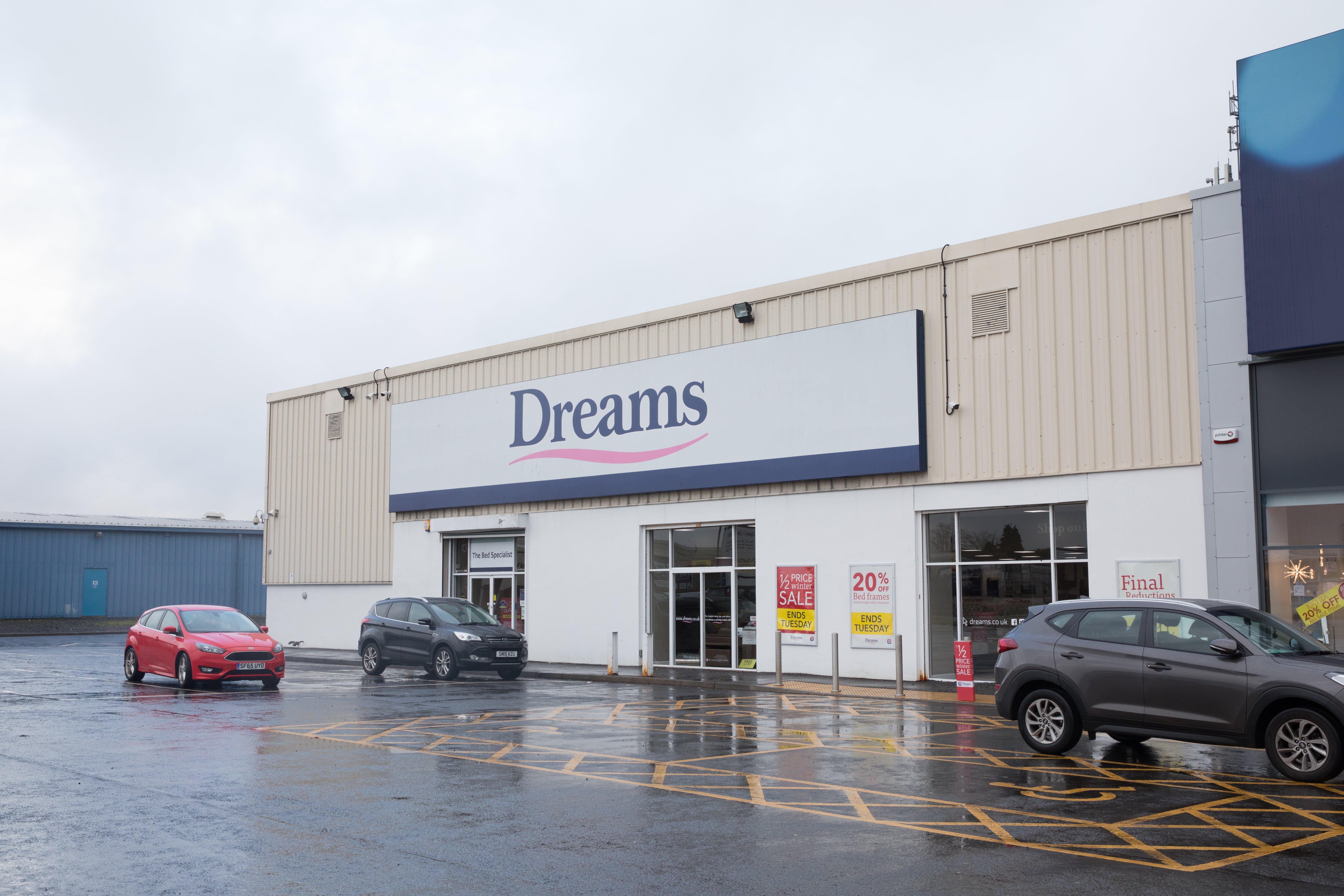 Dreams Store in Glasgow Uddingston Beds, Mattresses & Furniture Dreams