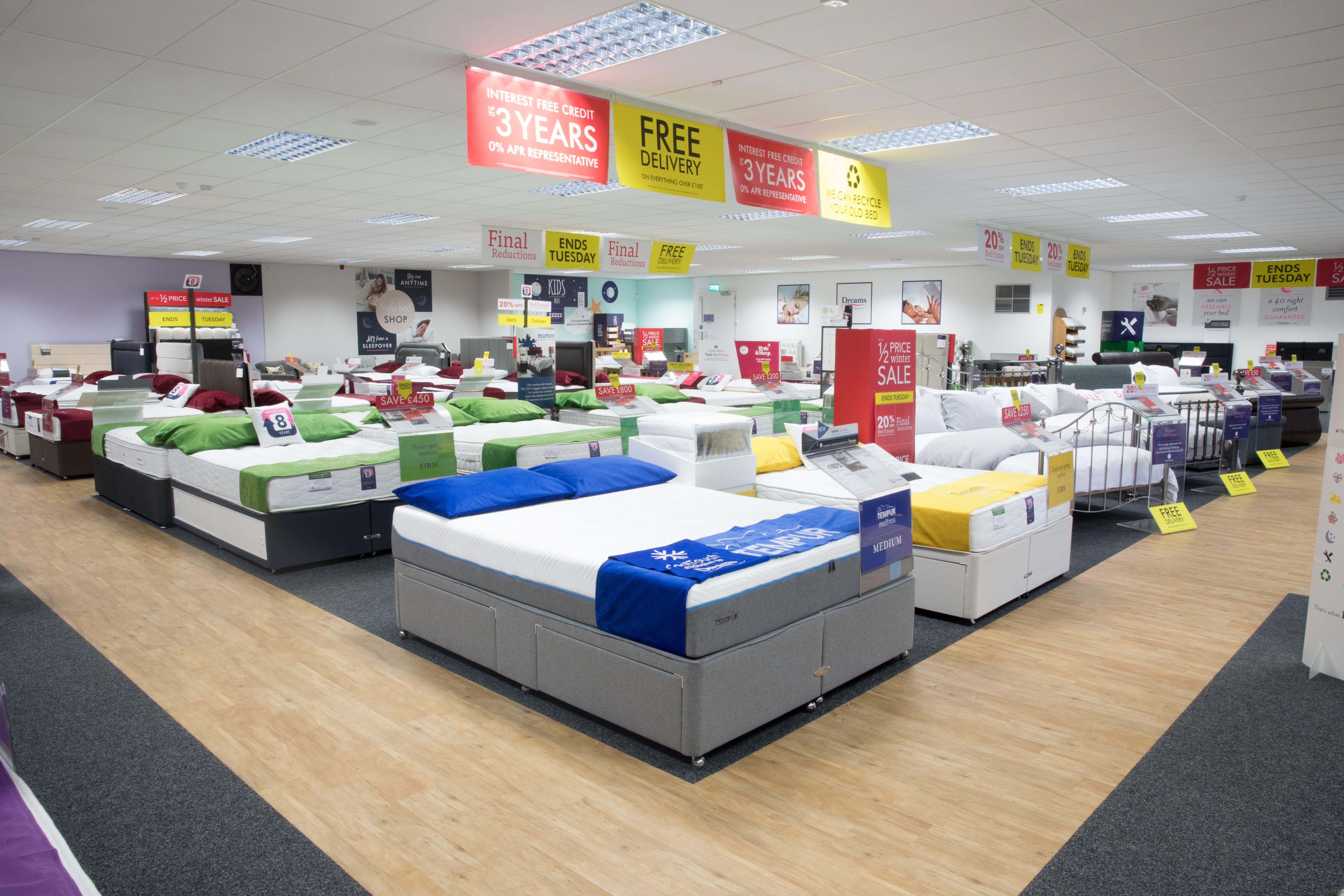 Dreams Store in Inverness Beds, Mattresses & Furniture Dreams