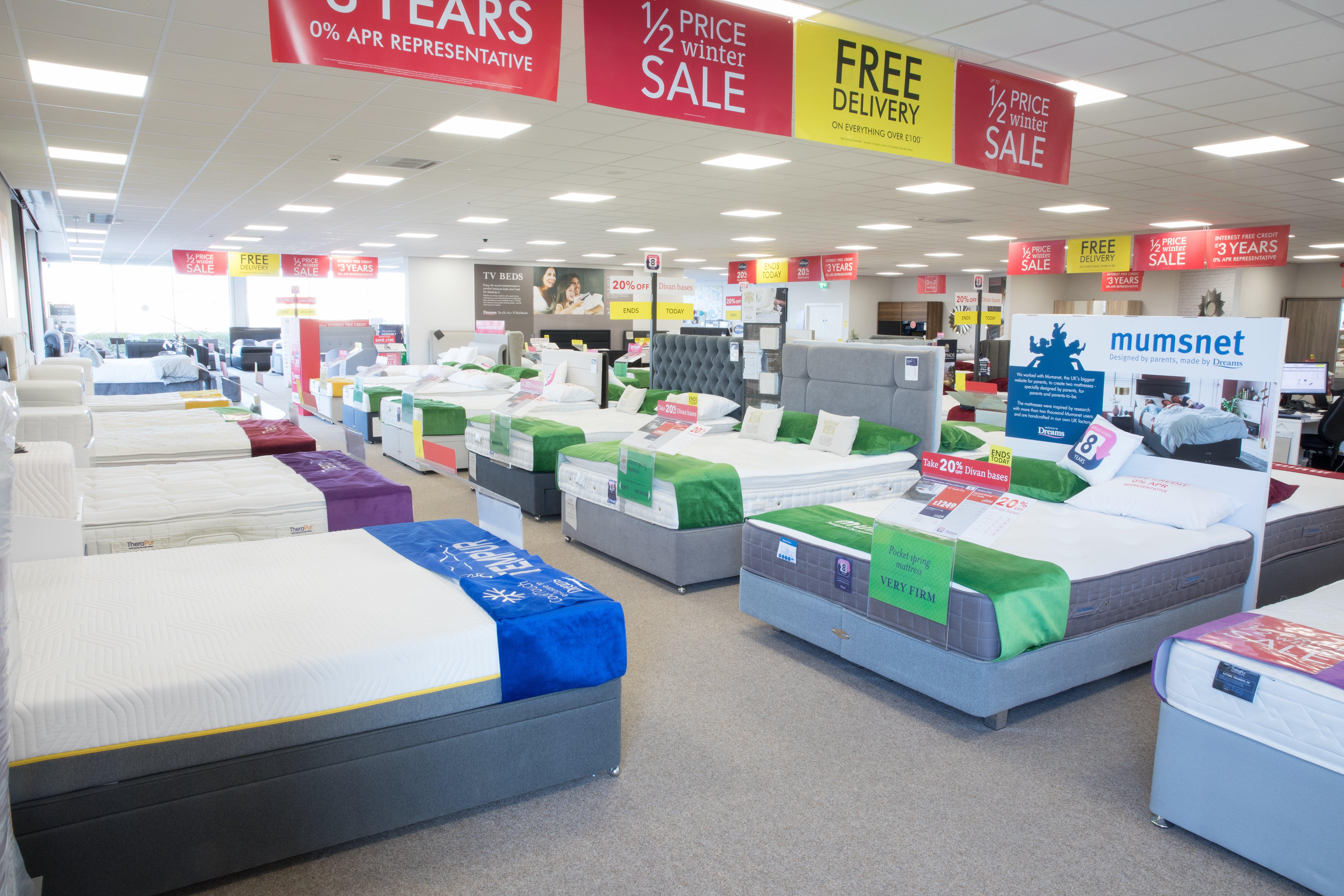 Dreams Store in StocktononTees Beds, Mattresses & Furniture Dreams