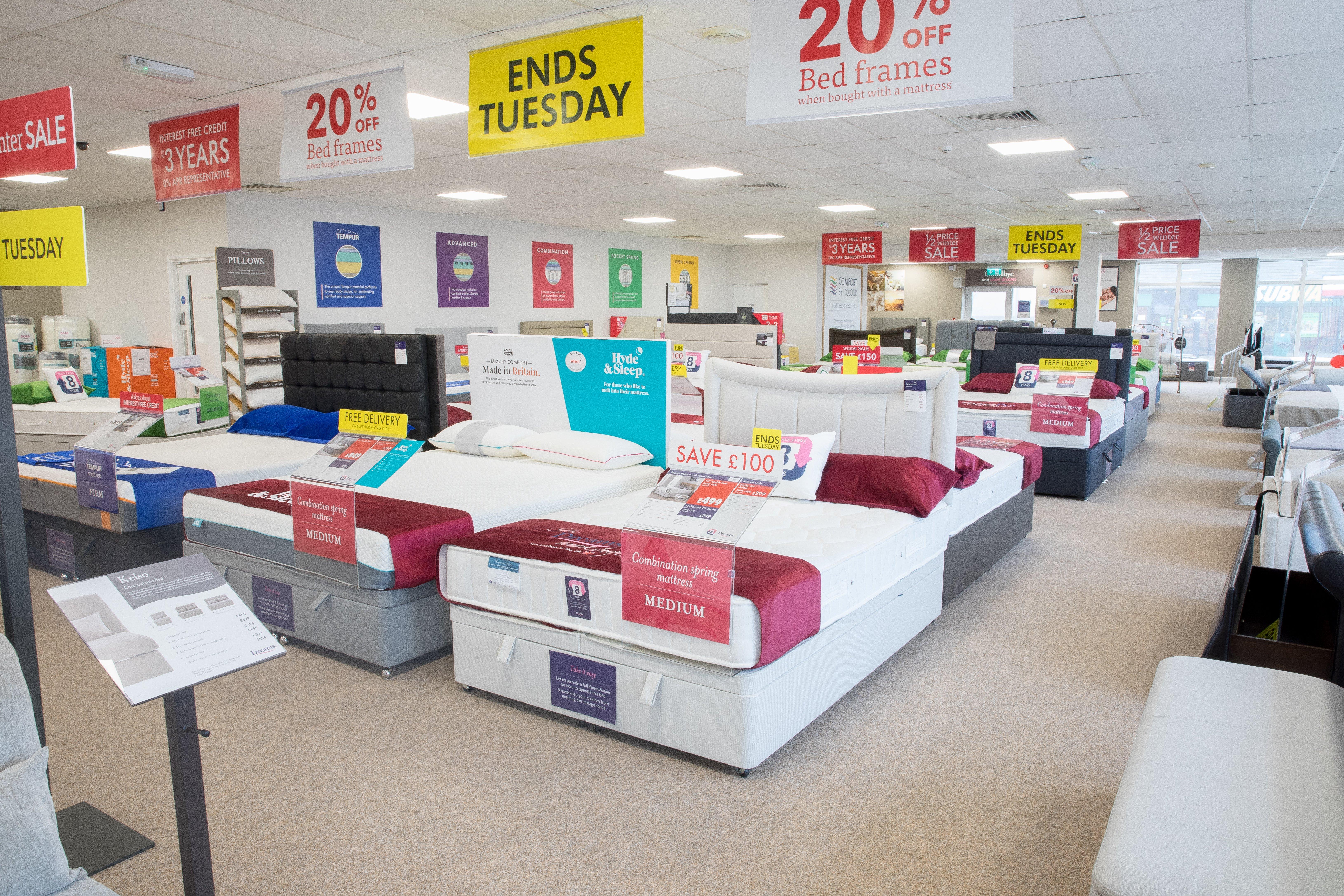 Dreams Store in Carlisle Beds, Mattresses & Furniture Dreams