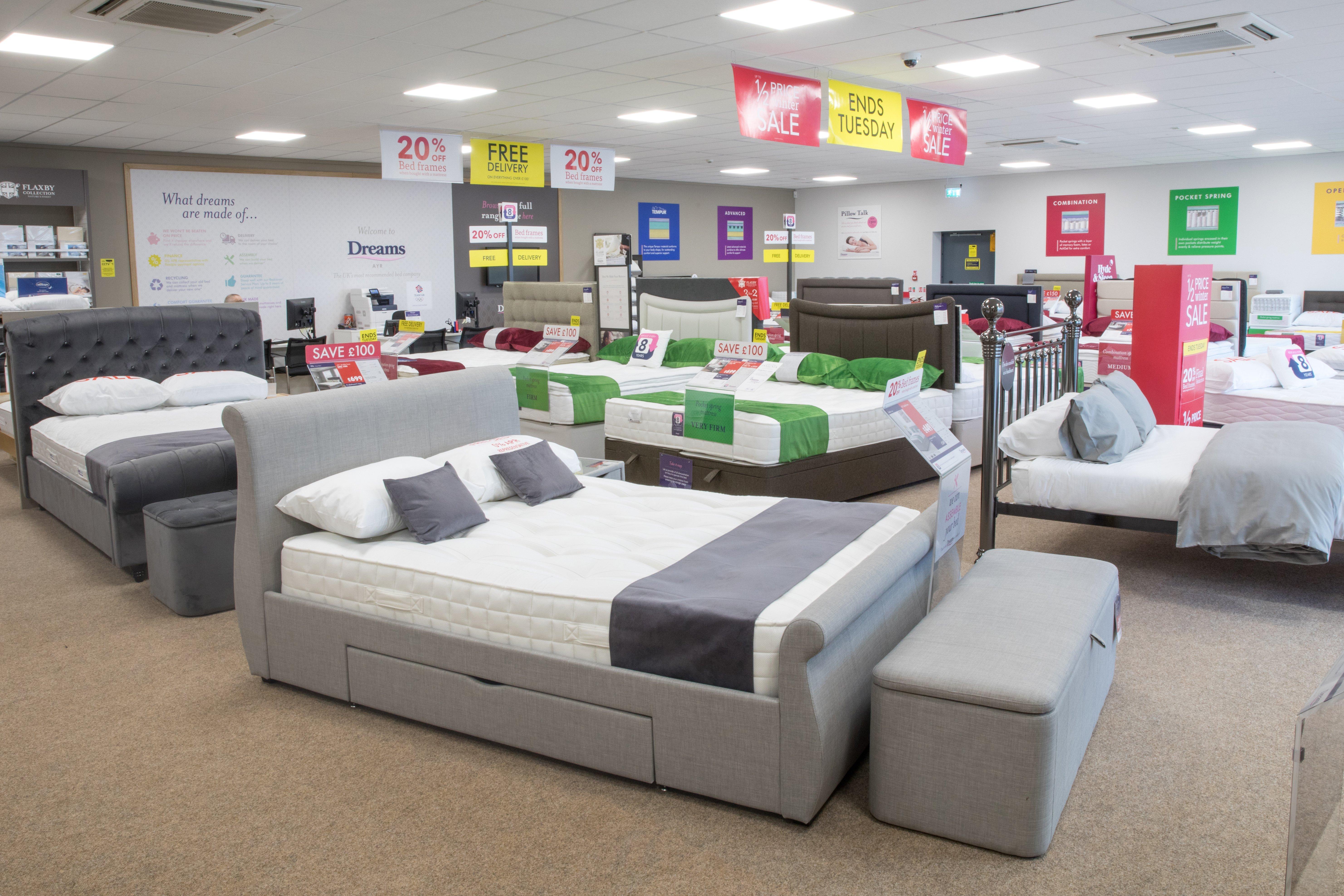 Dreams Store in Ayr Beds, Mattresses & Furniture Dreams