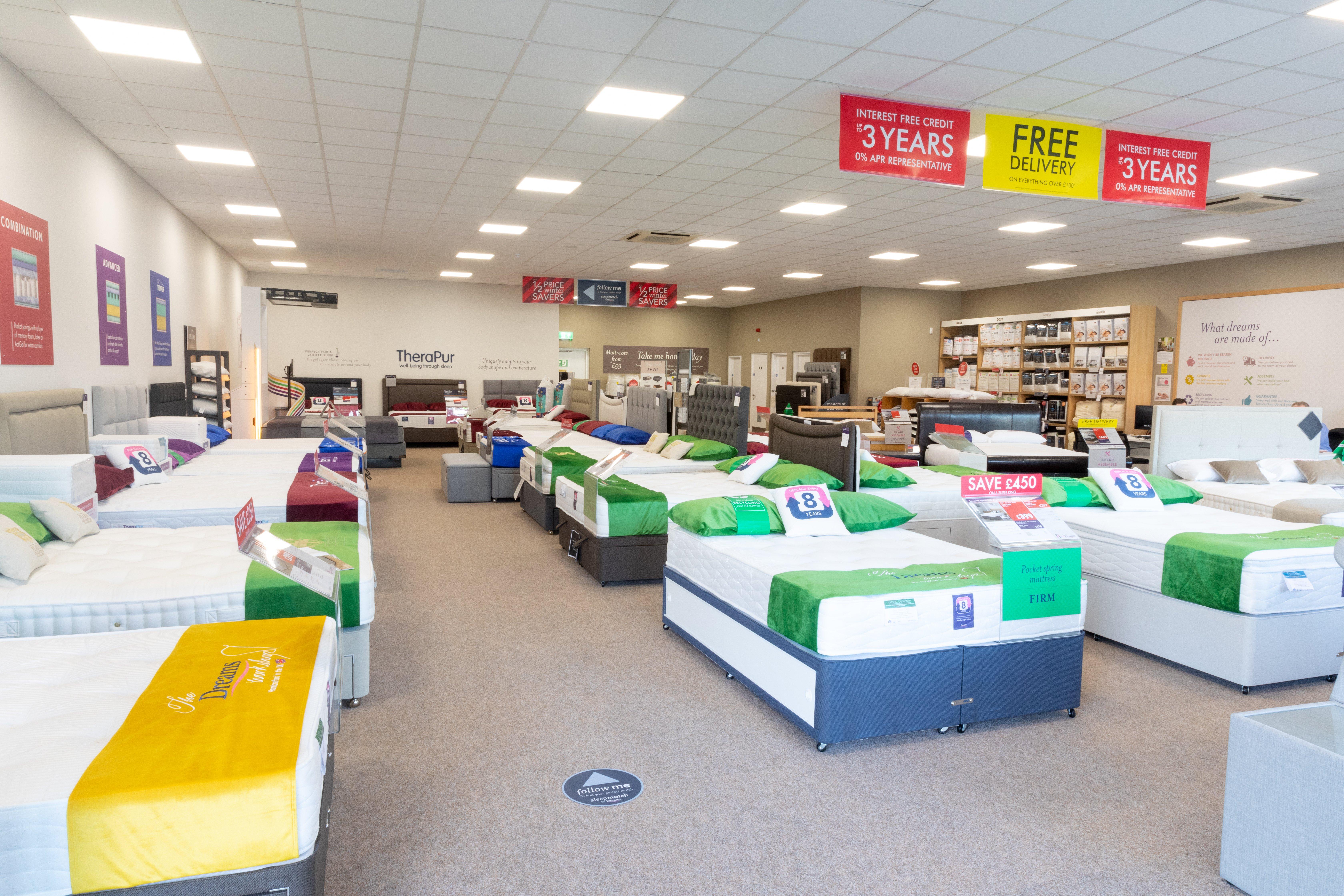 Retail mattress stores store near me