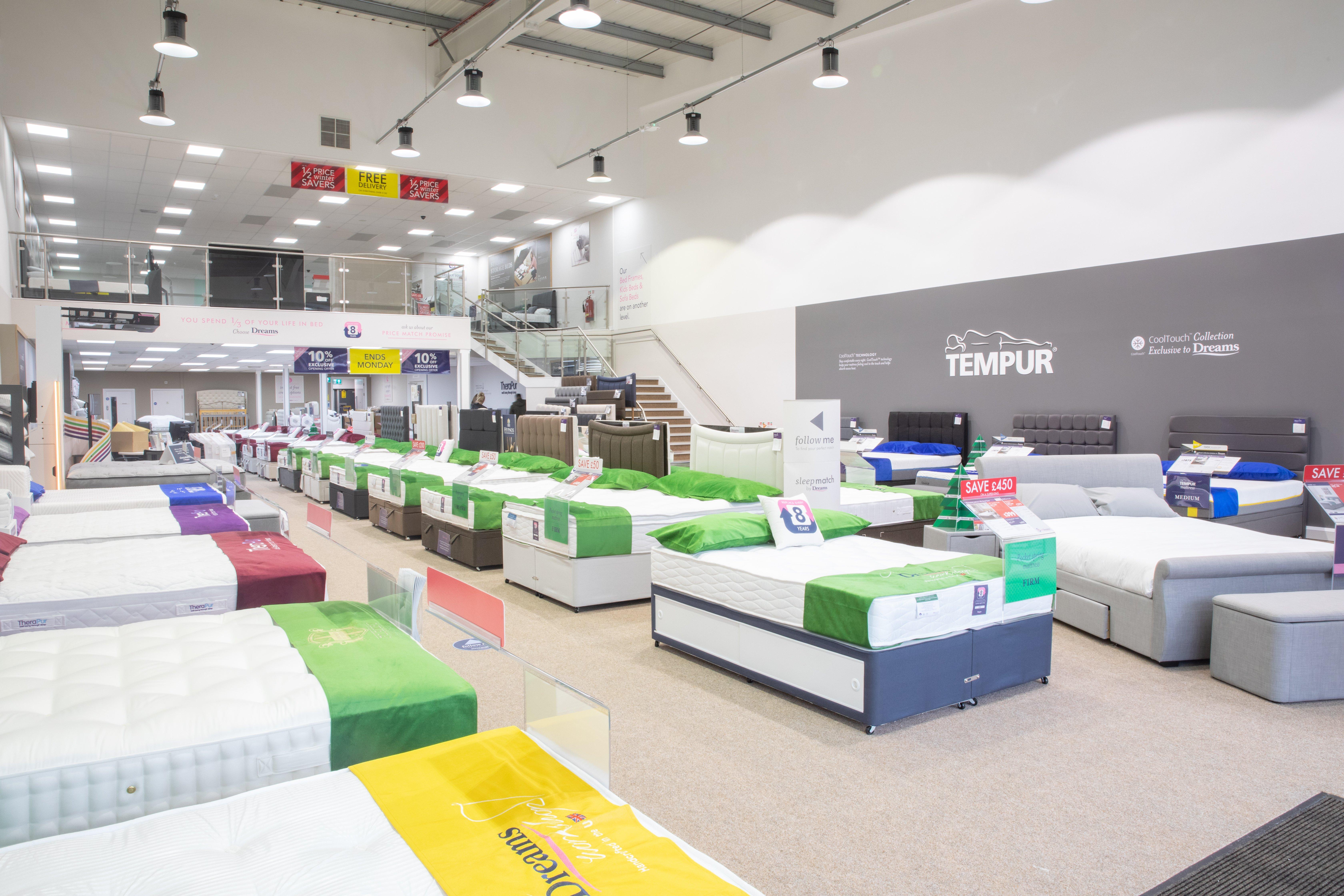 Dreams Store in Oldham Beds, Mattresses & Furniture Dreams