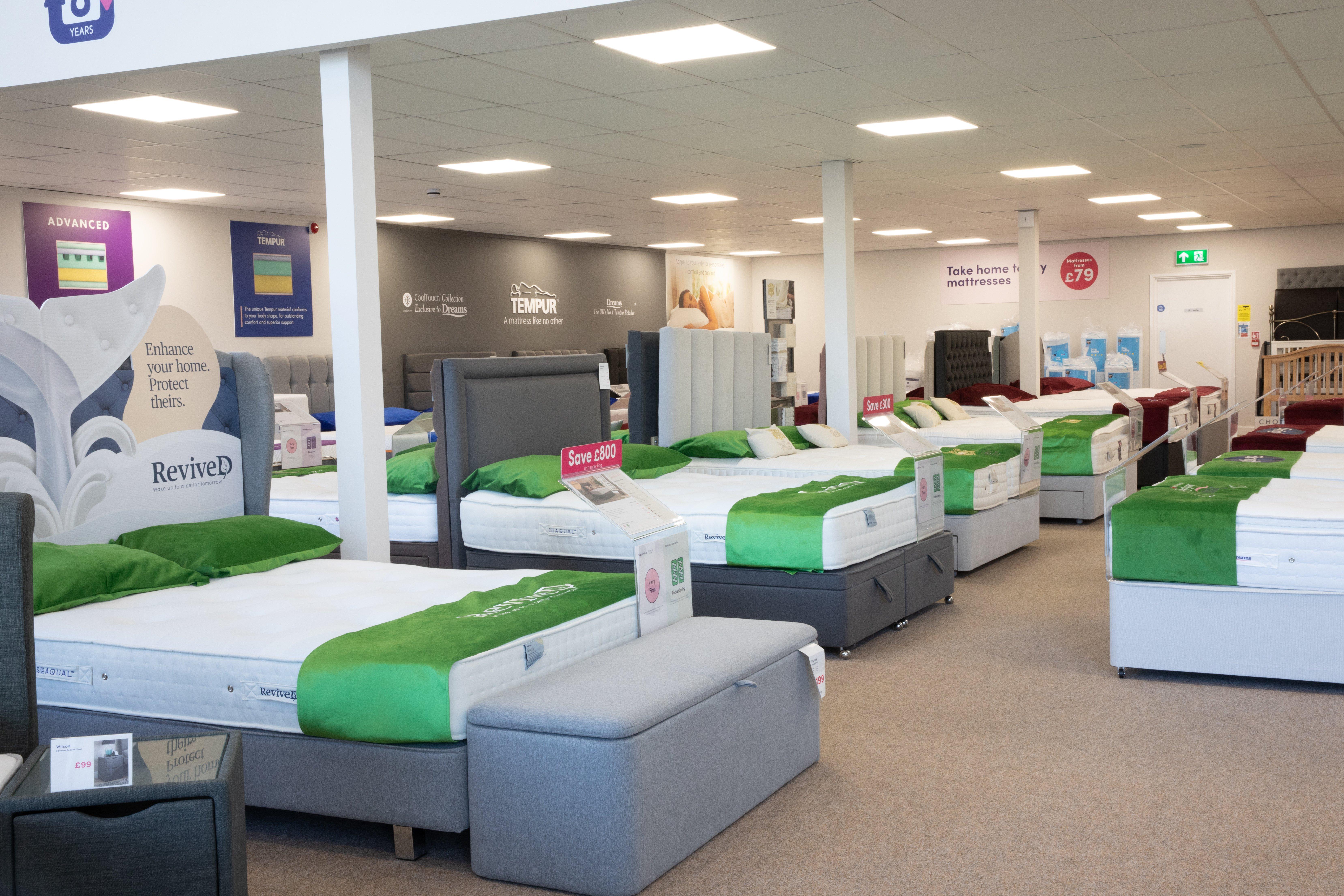 Dreams Store in Bournemouth Beds, Mattresses & Furniture Dreams