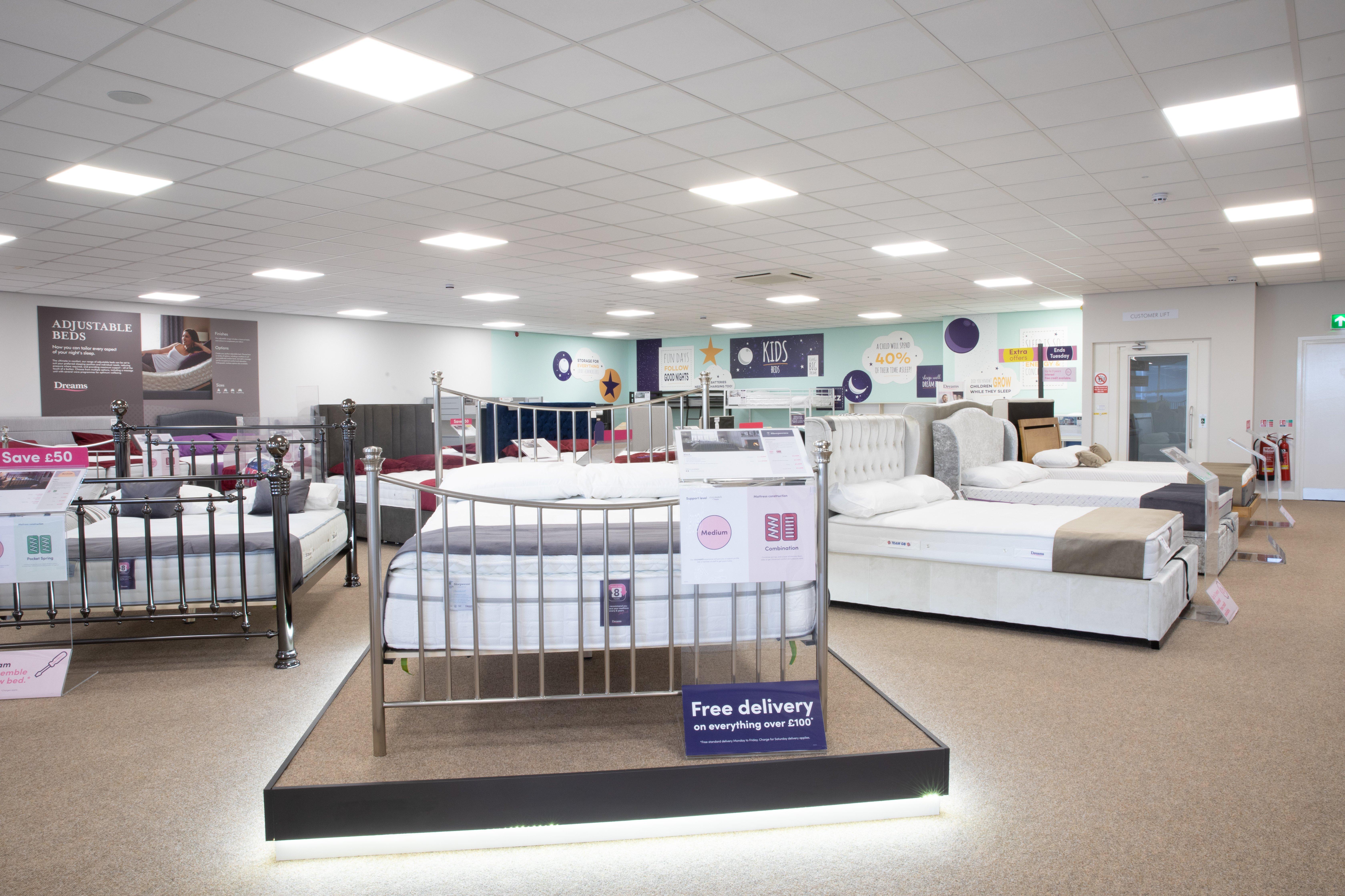 Dreams Store in Bournemouth Beds, Mattresses & Furniture Dreams