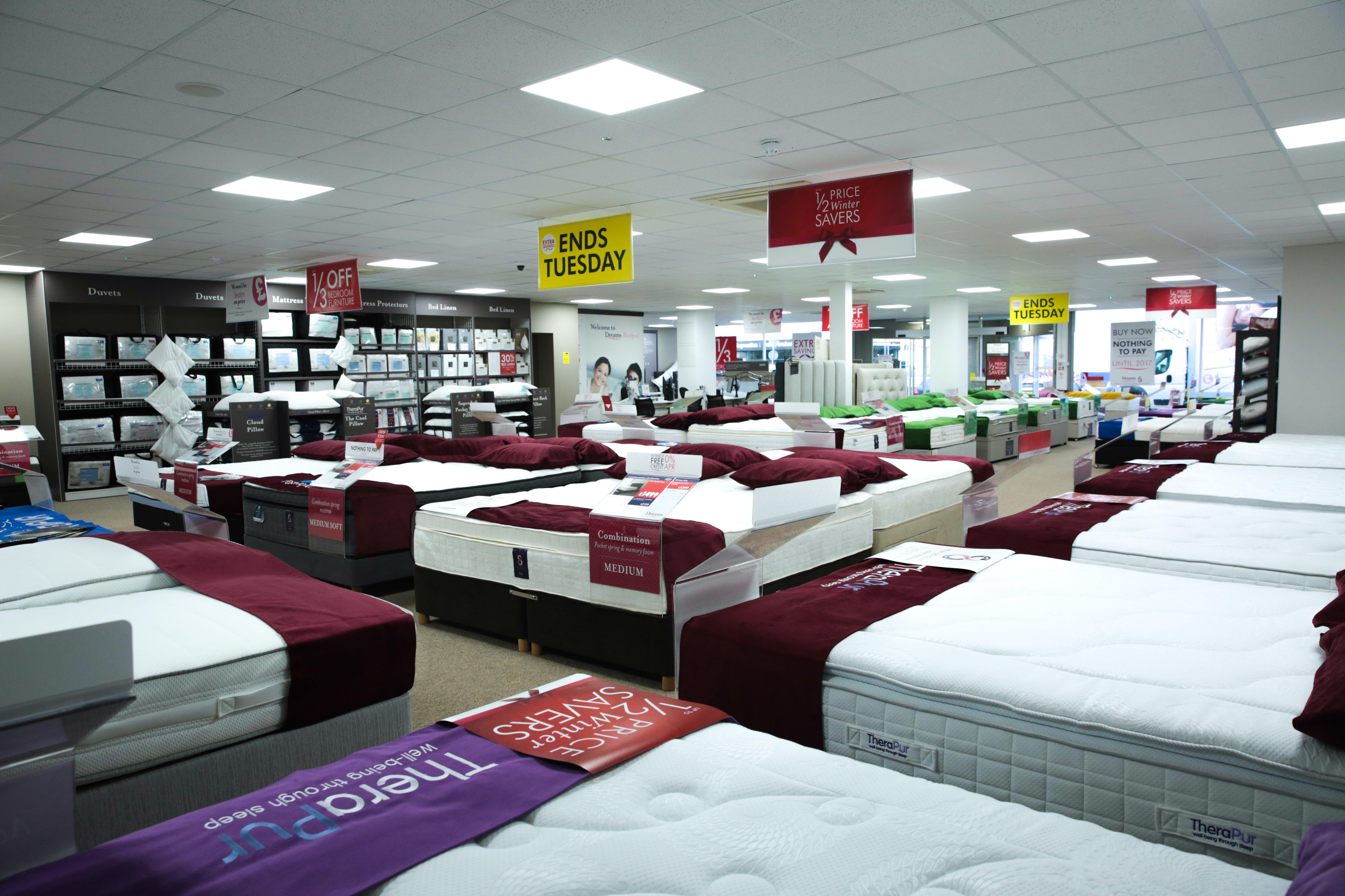 Dreams Store in Blackpool - Beds, Mattresses & Furniture | Dreams